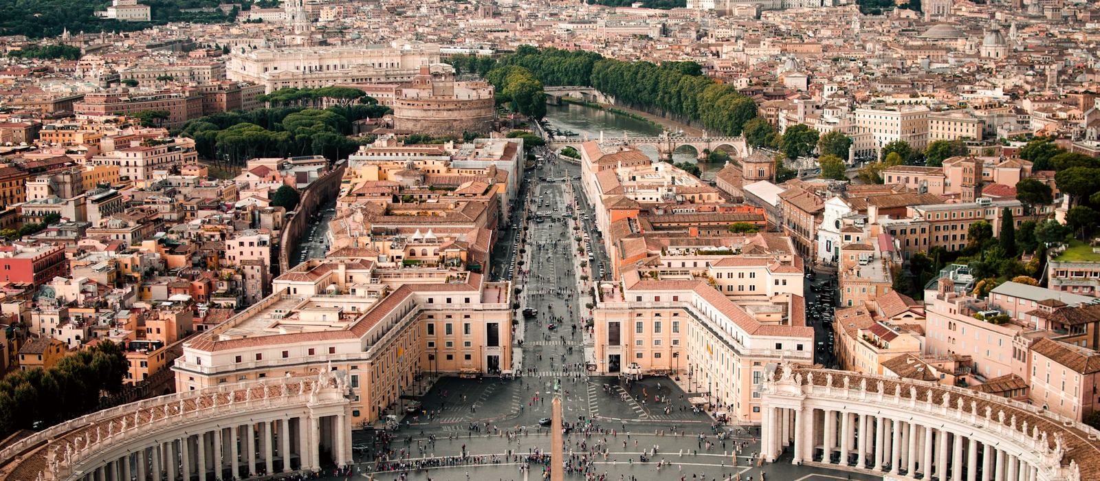 La plaza de San Pedro del Vaticano